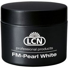 Гель белого цвета для френча - FM Pearl White F, 15 мл (густой)